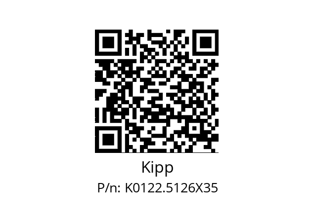   Kipp K0122.5126X35