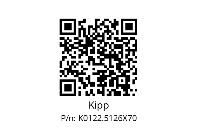   Kipp K0122.5126X70