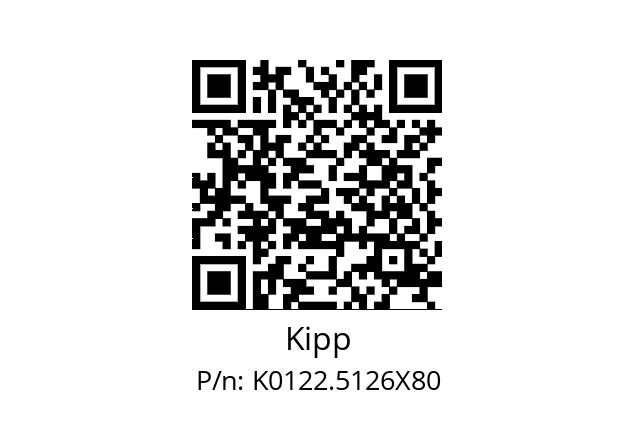   Kipp K0122.5126X80