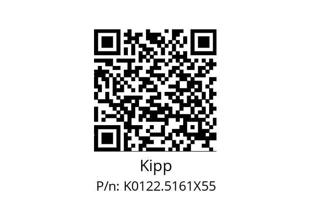   Kipp K0122.5161X55