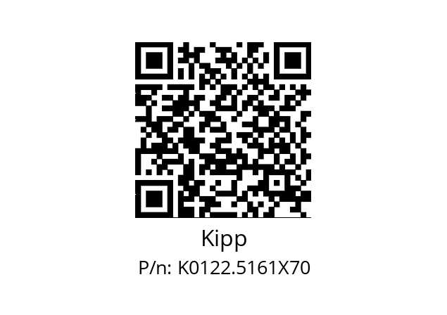   Kipp K0122.5161X70