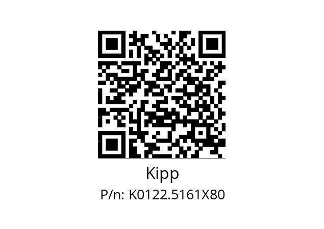   Kipp K0122.5161X80