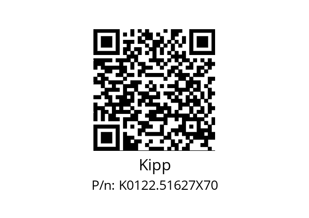   Kipp K0122.51627X70