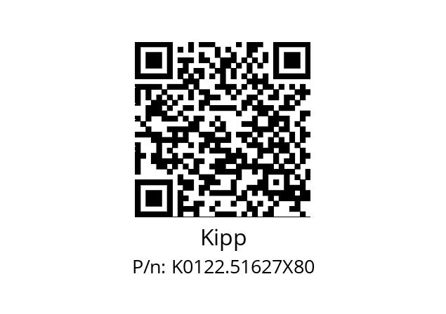   Kipp K0122.51627X80