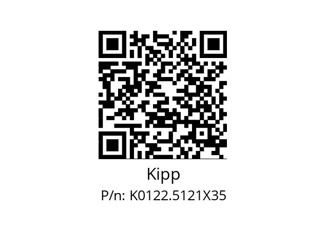   Kipp K0122.5121X35