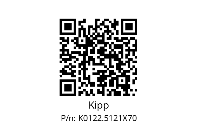   Kipp K0122.5121X70