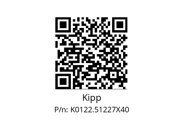   Kipp K0122.51227X40