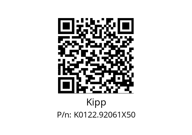   Kipp K0122.92061X50