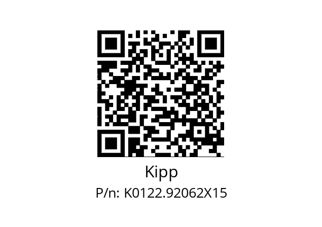   Kipp K0122.92062X15