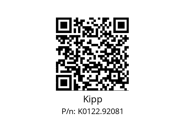   Kipp K0122.92081