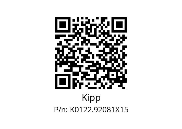   Kipp K0122.92081X15