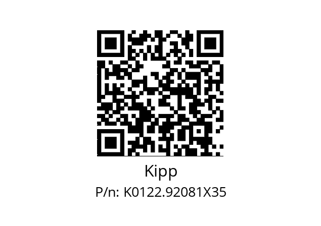   Kipp K0122.92081X35