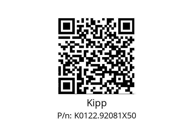   Kipp K0122.92081X50