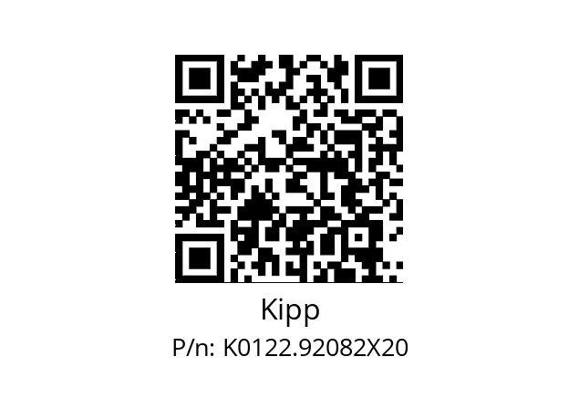   Kipp K0122.92082X20