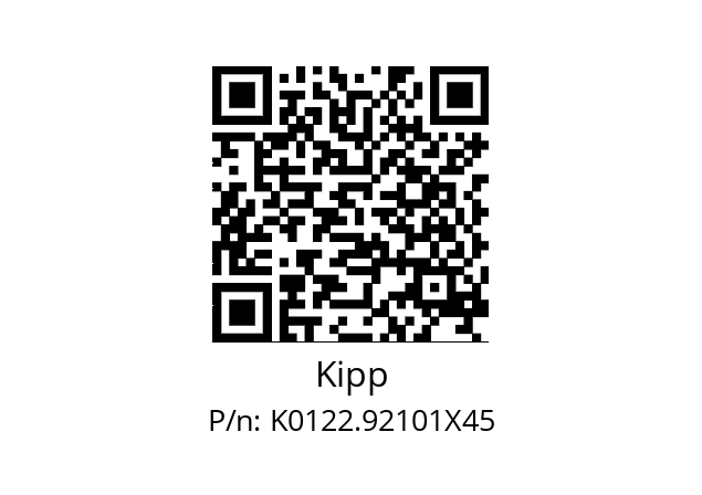   Kipp K0122.92101X45