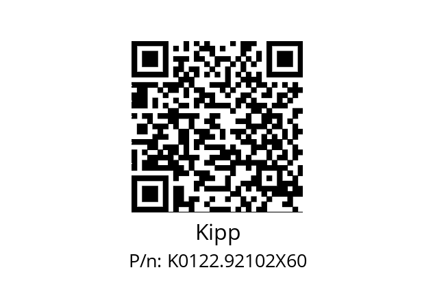   Kipp K0122.92102X60