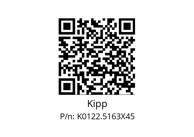   Kipp K0122.5163X45