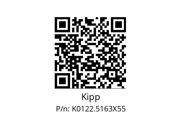   Kipp K0122.5163X55