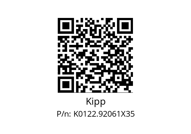   Kipp K0122.92061X35