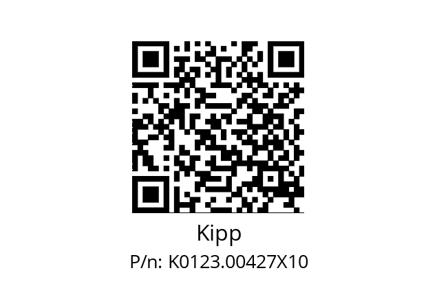   Kipp K0123.00427X10