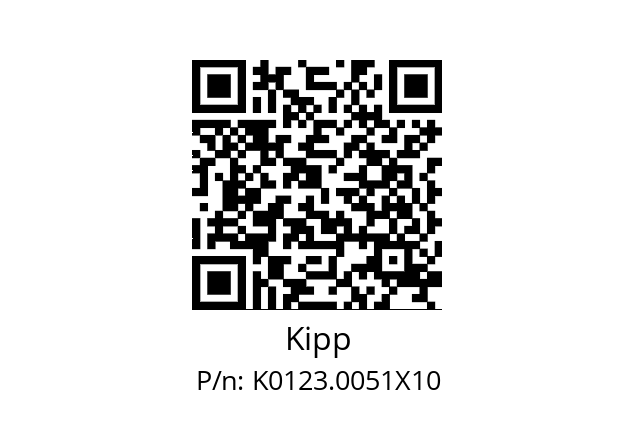   Kipp K0123.0051X10