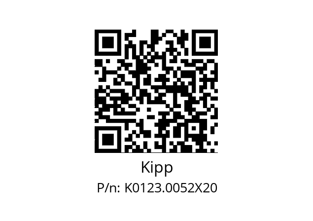   Kipp K0123.0052X20