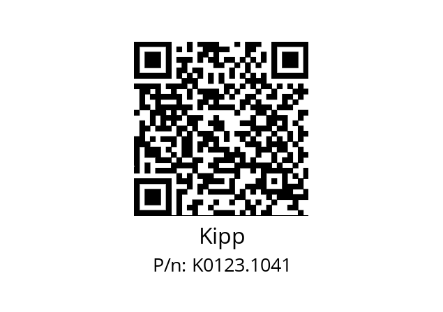   Kipp K0123.1041