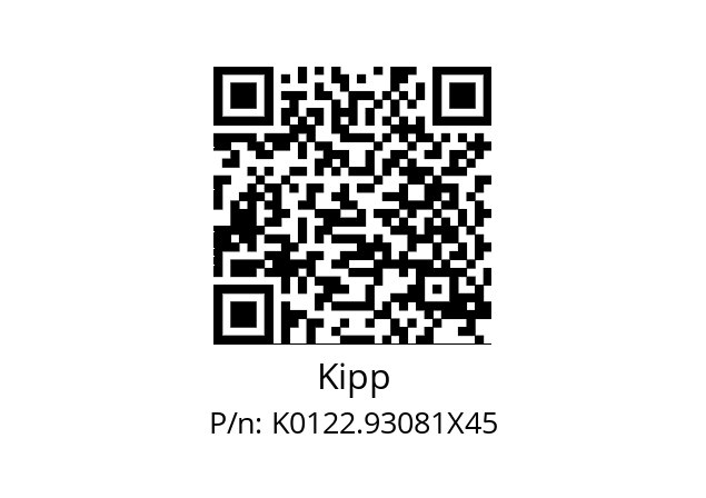   Kipp K0122.93081X45