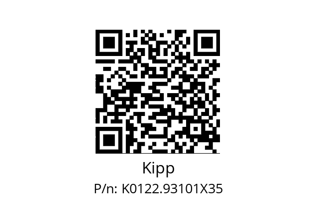   Kipp K0122.93101X35