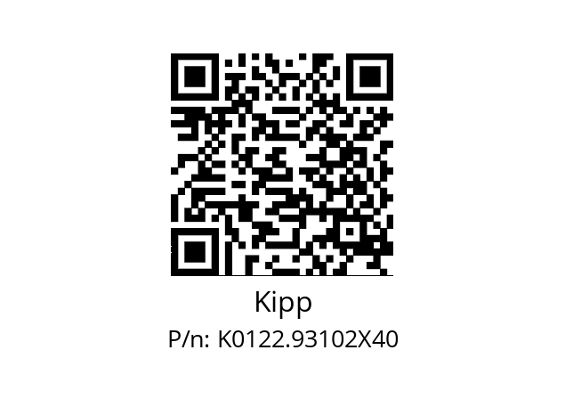   Kipp K0122.93102X40