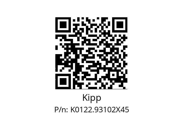   Kipp K0122.93102X45