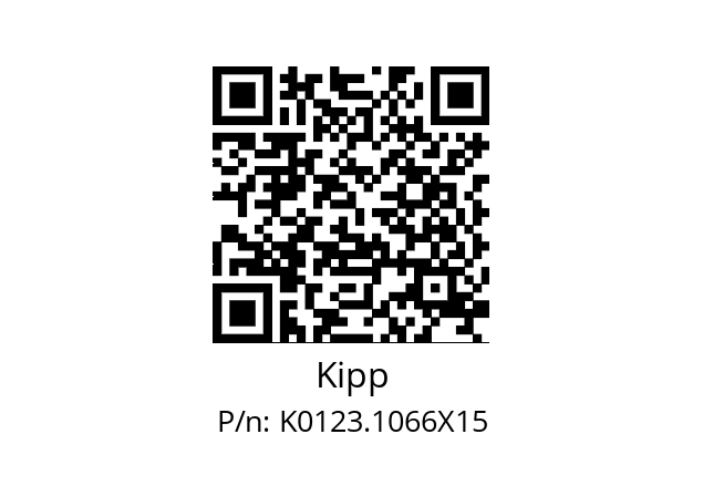   Kipp K0123.1066X15