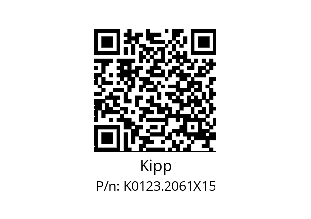   Kipp K0123.2061X15