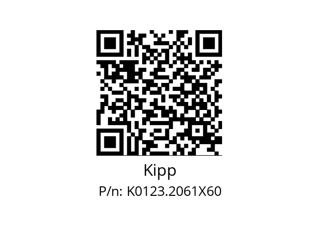   Kipp K0123.2061X60