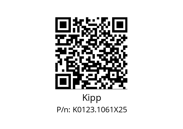   Kipp K0123.1061X25