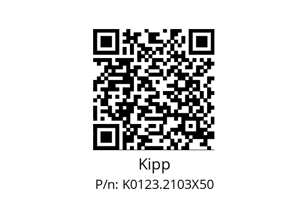   Kipp K0123.2103X50