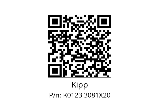   Kipp K0123.3081X20