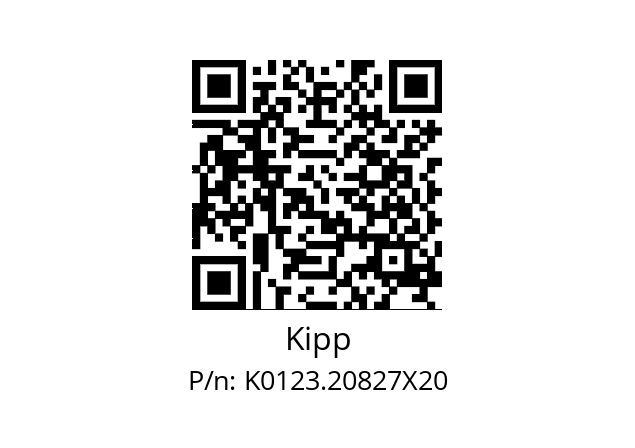   Kipp K0123.20827X20