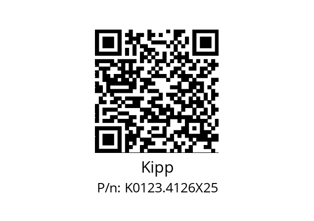   Kipp K0123.4126X25