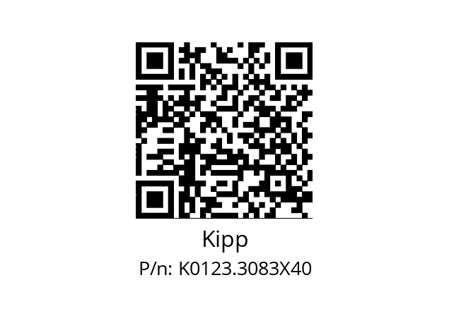   Kipp K0123.3083X40