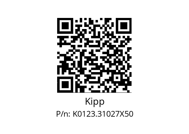   Kipp K0123.31027X50