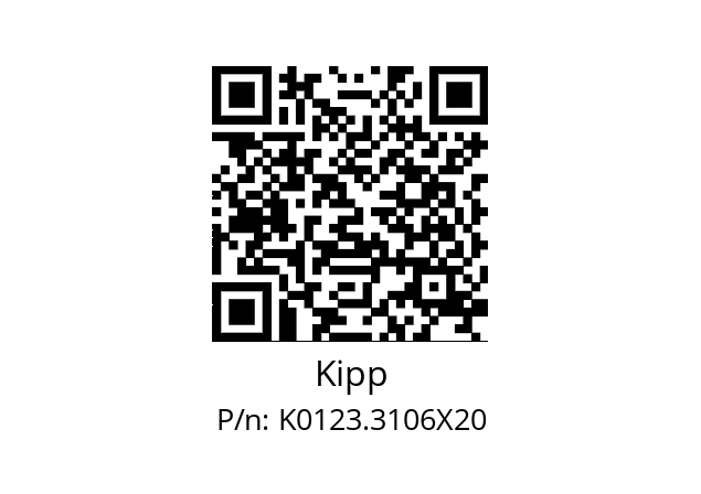   Kipp K0123.3106X20