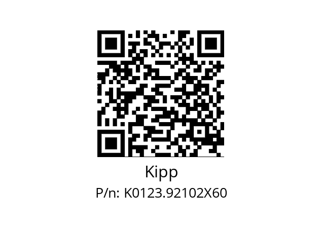   Kipp K0123.92102X60