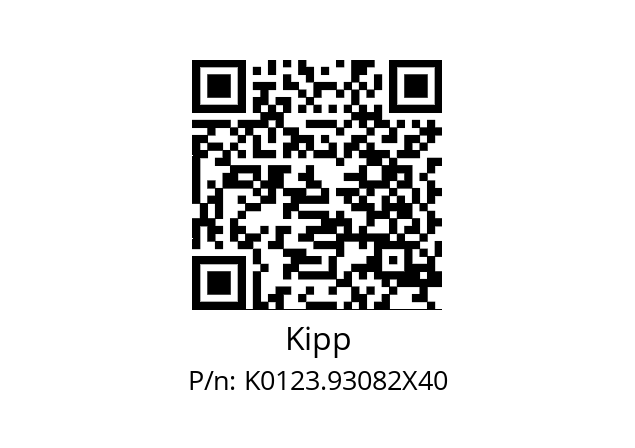   Kipp K0123.93082X40