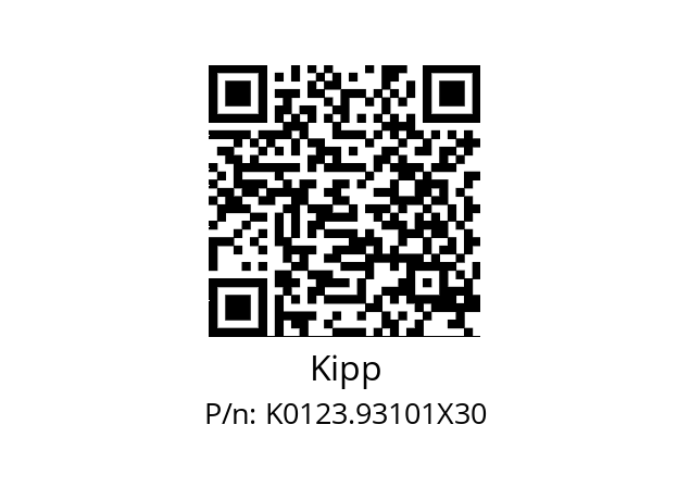   Kipp K0123.93101X30