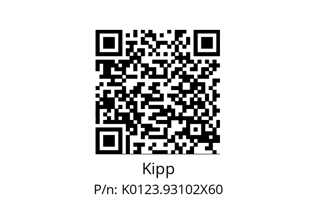   Kipp K0123.93102X60