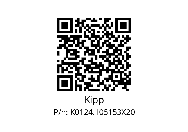   Kipp K0124.105153X20