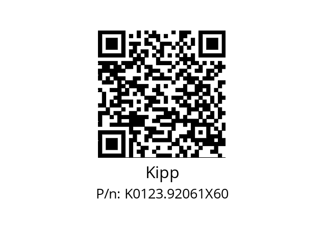   Kipp K0123.92061X60