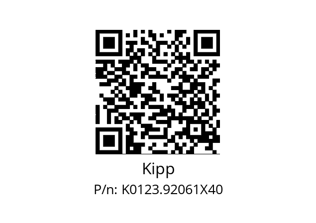   Kipp K0123.92061X40