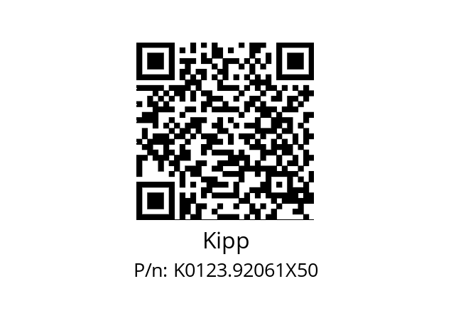   Kipp K0123.92061X50